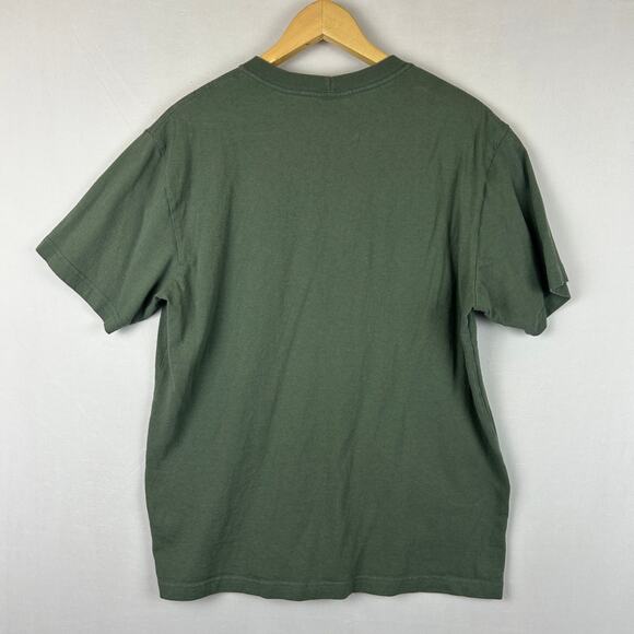 Filson Boat Short Sleeve Crew Neck Shirt Smoke Green Made in USA Men's Size M - Picture 7 of 10